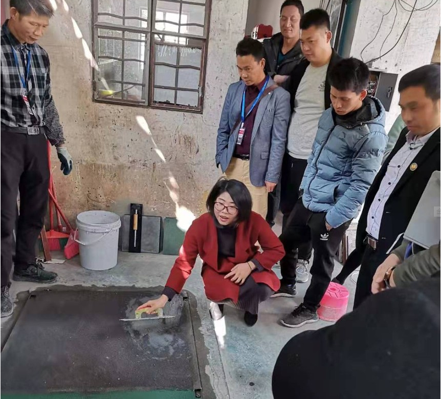 金剛砂耐磨地坪裂縫補救措施